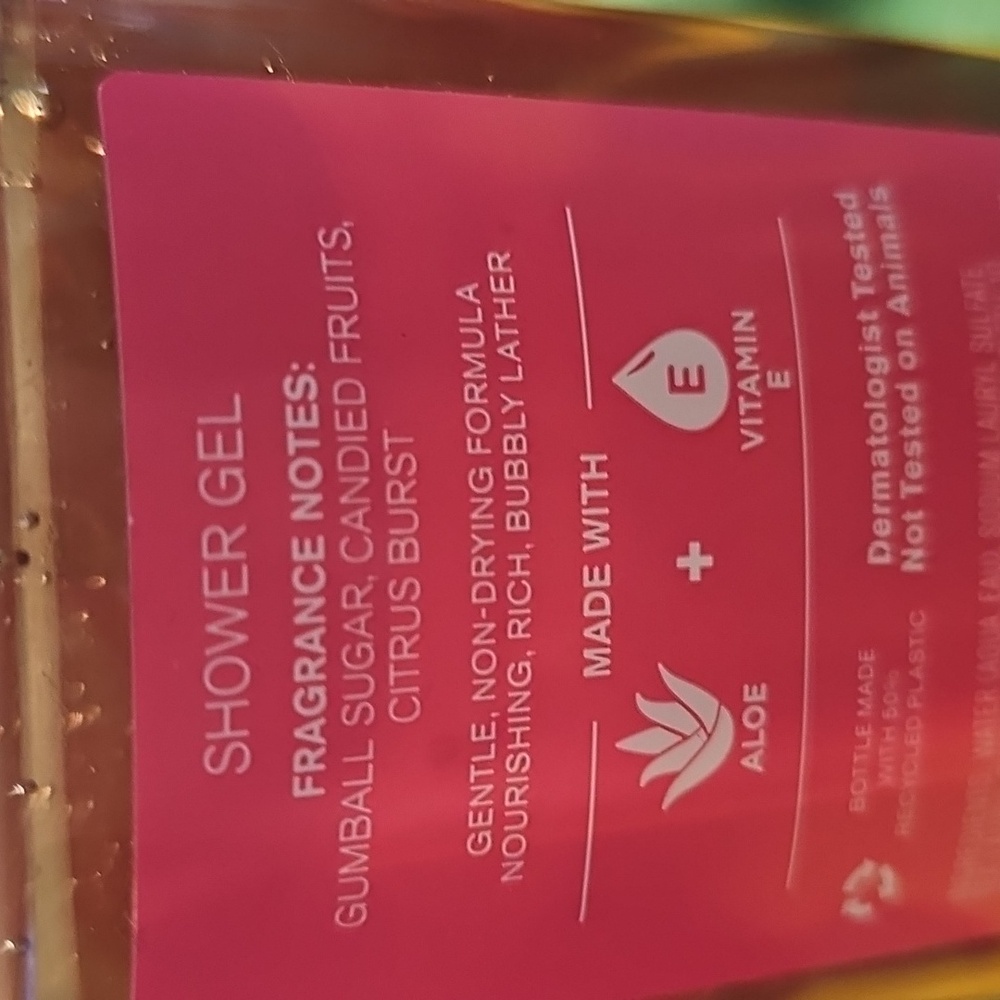 Bath & Body Works Bubble Gum Pop Shower Gel 10 oz. - Picture 3 of 5